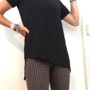 ribbed a-line zara tshirt